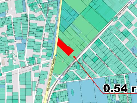 ділянка за адресою проспект Небесної Сотні