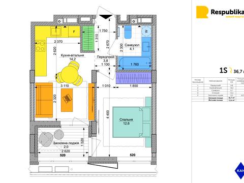 квартира за адресою Київ, Родини Кістяківських вул., 4