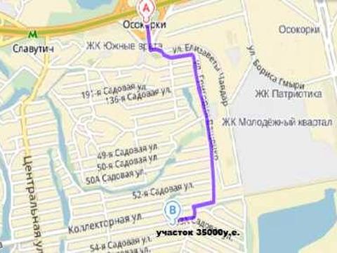 ділянка за адресою Садова вул.