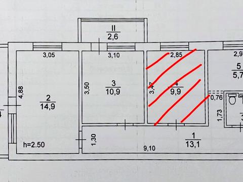 квартира за адресою Леся Курбаса просп., 12-А