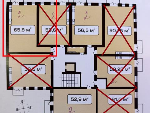 квартира по адресу Виноградна ул., 2А