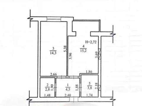 квартира по адресу Академика Сахарова ул., 5
