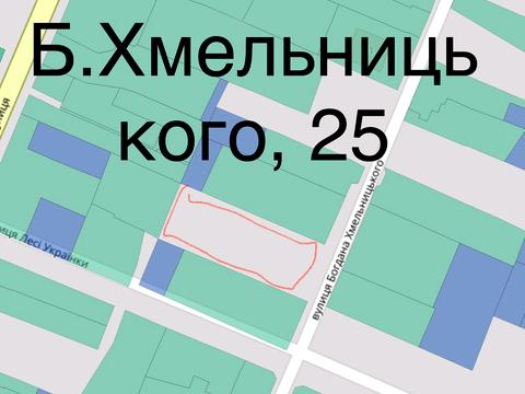 ділянка за адресою Богдана Хмельницького вул., 25