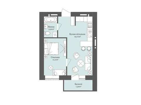 квартира за адресою Бориса Тлехаса вул., 19