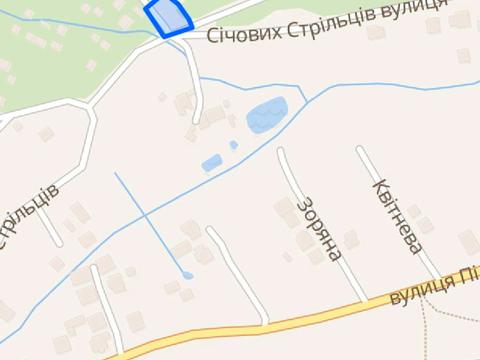 участок по адресу Січових Стрільців
