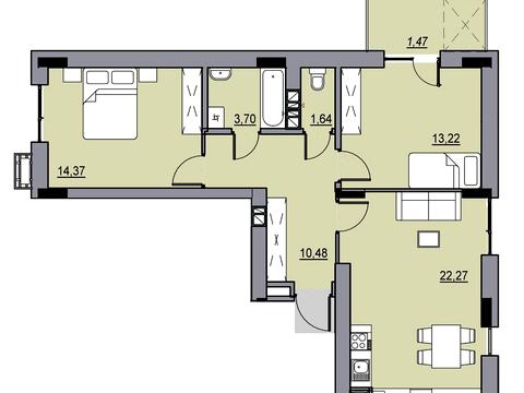 квартира за адресою Петра Калнишевського вул., 1Г