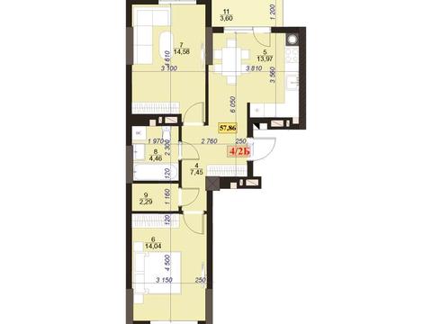 квартира за адресою Васильянок, 62 А