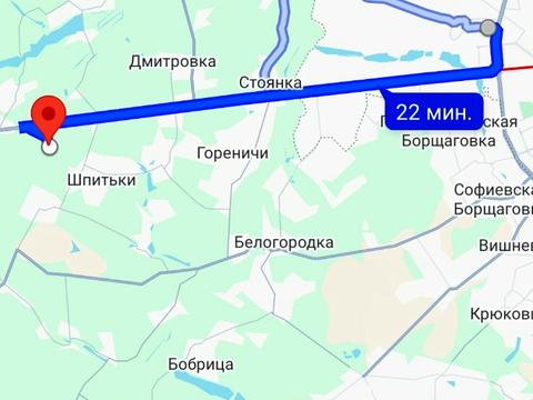 участок по адресу Київська