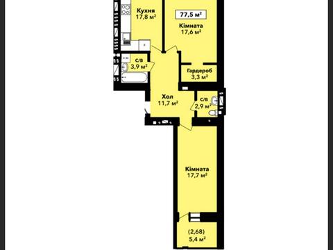 квартира по адресу Довженка ул., 4