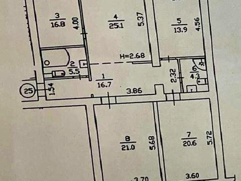 квартира за адресою Юлії Здановської вул. (Ломоносова), 52/3