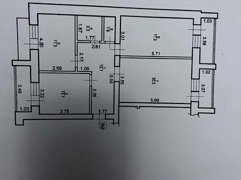 квартира по адресу Місячна, 2а