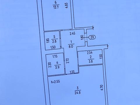 квартира по адресу Байды Вишневецкого ул., 107
