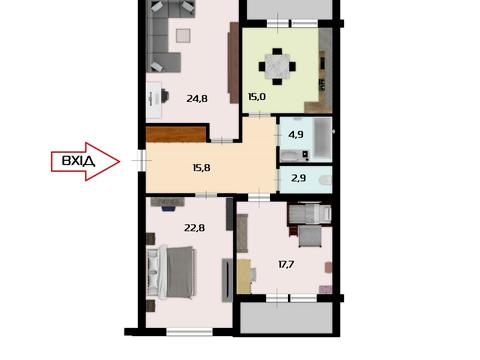квартира за адресою Дніпровські пороги, 15З