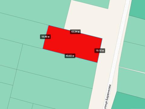 ділянка за адресою Барвінкова