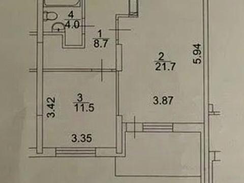 квартира за адресою Повітряних Сил просп. (Повітрофлотський), 56-Б