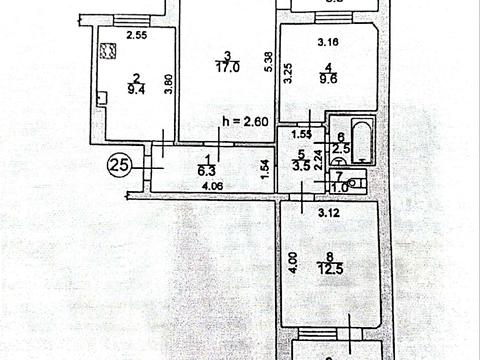 квартира по адресу Кравчука ул., 3