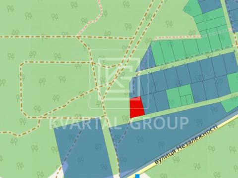 участок по адресу Незалежності
