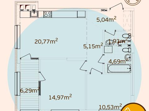 квартира по адресу Правды просп. (Правды)