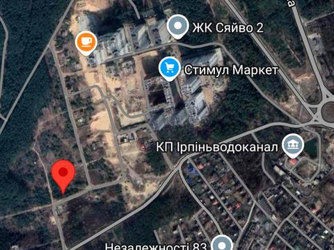 ділянка за адресою біля ЖК Ірпінь Сіті