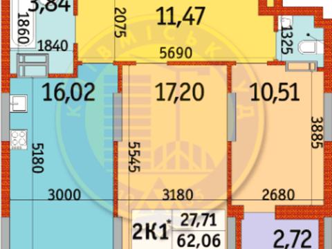 квартира по адресу Отрадный просп. (Чубаря), 93/2