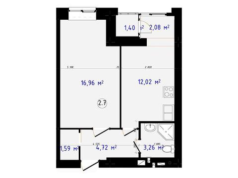 квартира за адресою Академіка Сахарова вул., 5г