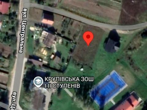 ділянка за адресою с. Крупа, Калинова