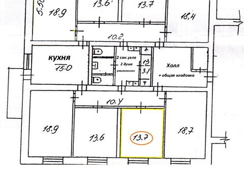 комната по адресу Чистяковская ул., 28
