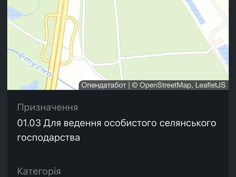 ділянка за адресою с. Таценки, Таценки