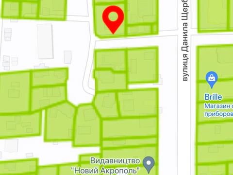 участок по адресу Всеволода Петріва пер. (Щербакова), 8