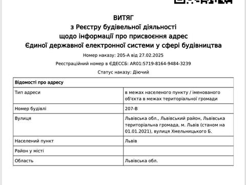 квартира за адресою Хмельницкого Б., 1