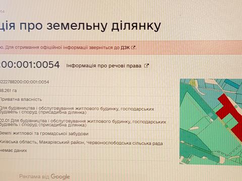ділянка за адресою 