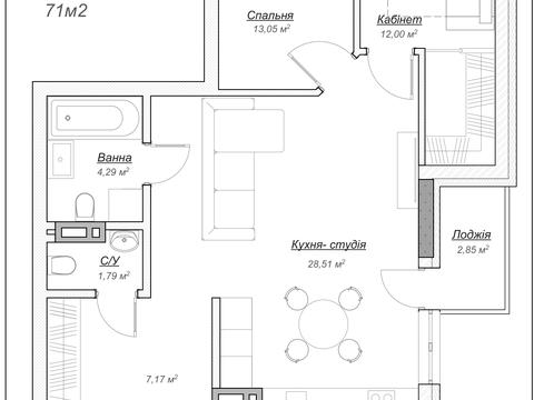 квартира за адресою Золотоустівська вул., 25