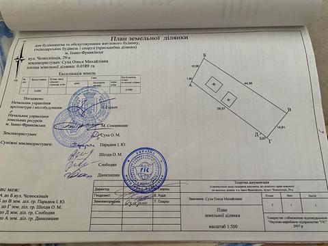 ділянка за адресою Волонтерська вул.