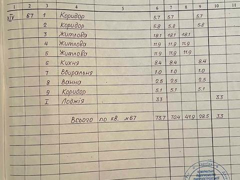 квартира за адресою Лісового вул., 44