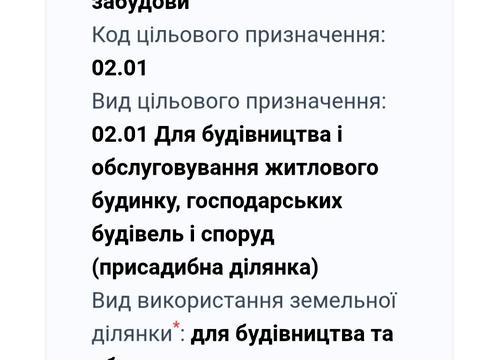 ділянка за адресою 