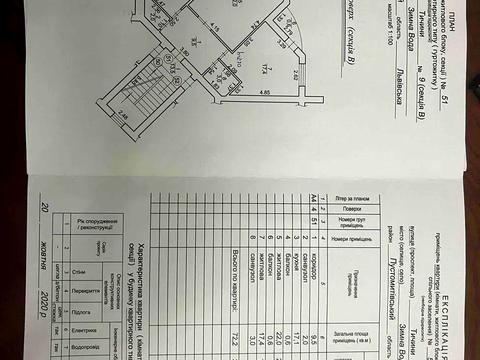 квартира по адресу Павла Тичини ул., 2