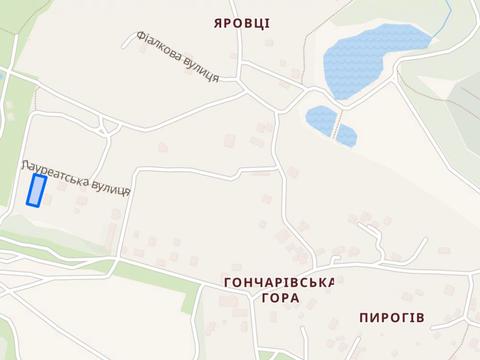 ділянка за адресою Лауреатська вул.