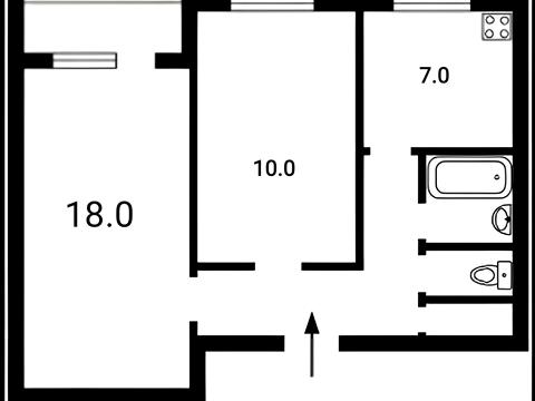 квартира за адресою Олега Мудрака вул. (Генерала Наумова), 37-Б