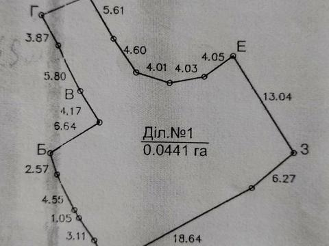 ділянка за адресою Шептицького