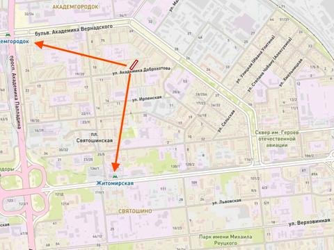 комната по адресу Академика Доброхотова ул., 8