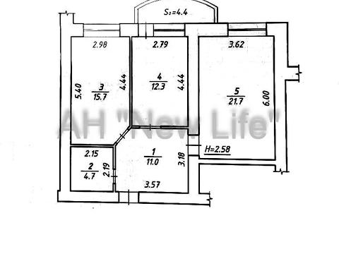 квартира за адресою Свободи просп. (Прокоф'єва), 46