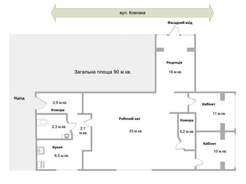 комерційна за адресою Ковпака вул., 4