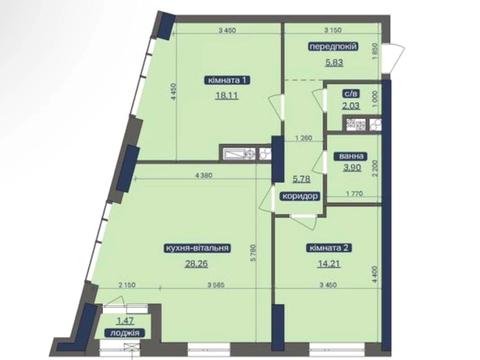 квартира за адресою Академіка Заболотного вул., 1