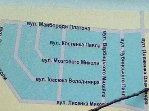 ділянка за адресою Вербицького Михайла, 10
