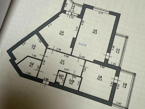 квартира по адресу Степана Бандери ул., 2/1