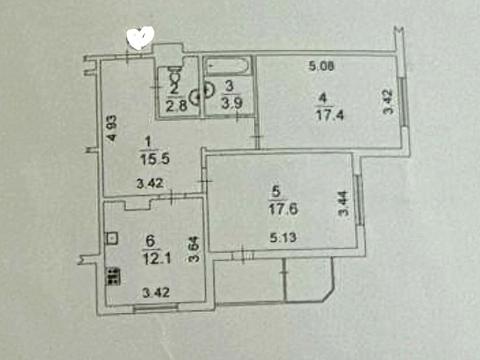 квартира по адресу Юлии Здановской ул. (Ломоносова), 34-А