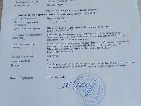 участок по адресу 