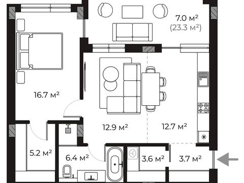 квартира за адресою Запорізька вул., 7