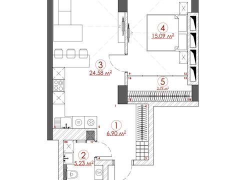 квартира за адресою Левка Лук'яненка вул. (Маршала Тимошенка), 21/19