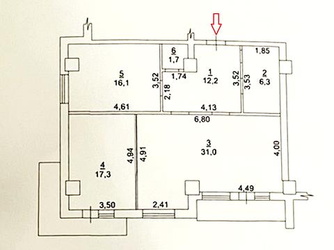 квартира по адресу Пишоновская ул., 23